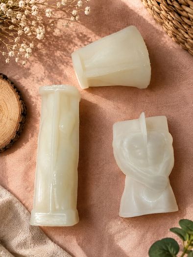 7 Silicone Candle Moulds Pillar Candle Making