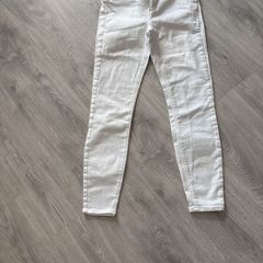 ladies white river island jeans