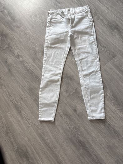 ladies white river island jeans
