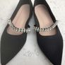 Beautiful Shoes Jewelled Ballerina Flats Size 41 Image 3