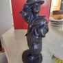 Genesis bronze statue of a boy in man's uniform In perfect condition. Image 2
