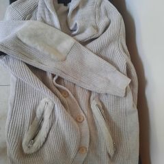 Mens cardigan Size M, needs stitching