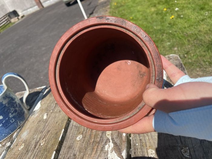Chinese Zisha Yixing Clay Vase/brush pot