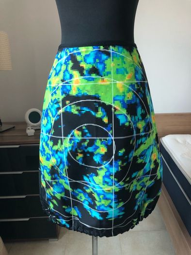 Prada radar print skirt