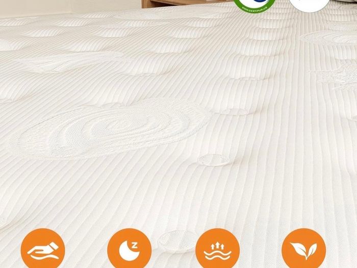 5FT King Size Mattress, 10 Inch 9 Zone Hybrid Orthopedic Mattresses King Mattress Gel Wave Memory Foam Pocket Sprung Mattress for Pressure Relief Motion Separation & Edge Support, 150x200x25cm