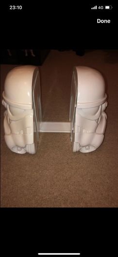 Star Wars Stormtrooper book ends