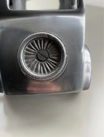 Vintage-Style Polished Cast Aluminium Model