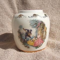 POMANDER VASE (Lord Nelson Pottery) - an attractive earthenware vase (c.1976)