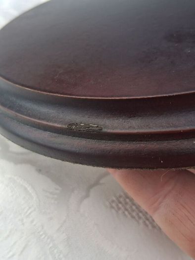 Mid Century Hand Blown Glass Cloche on Plynth