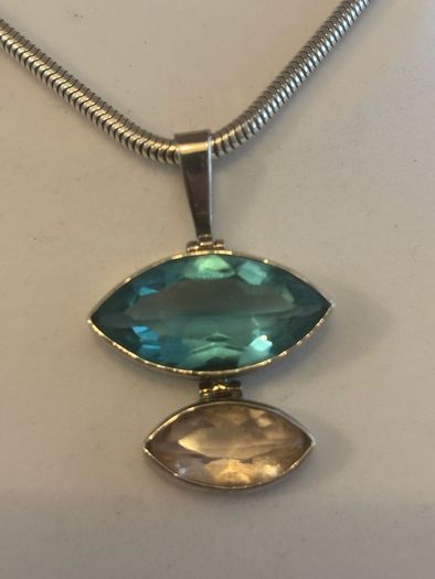 James Mary Kelly (JMK) Silver Pendant & Earrings