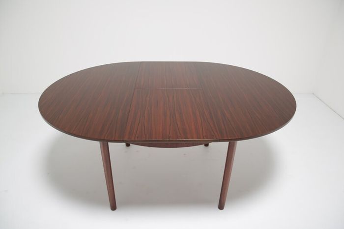 Vintage Rosewood Dining Table & 6 Dining Chairs Set by Tom Robertson for McIntosh, 1960s