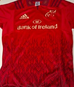 Munster Official Adidas Rugby Union Jersey (Adult Large) FREE POST