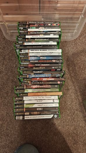 Large selection of original Xbox games (150+)