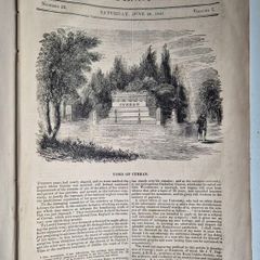 The Irish Penny Journal, 1840. First Edition Newspaper. Antique, old book.