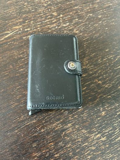 Secrid Slimwallet RFID Wallet Black Smooth Leather