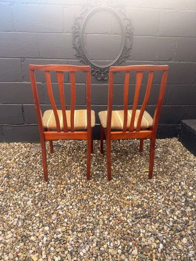 Mid Century Dining Chairs x 2