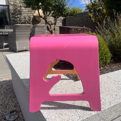 kids pink unicorn stool