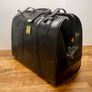 Vintage Black Leather Doctor's Bag / Gladstone Bag Image 3