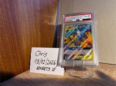 Pokemon Moltres & Zapdos & Articuno GX (Full Art) PSA 10 Gem Mint