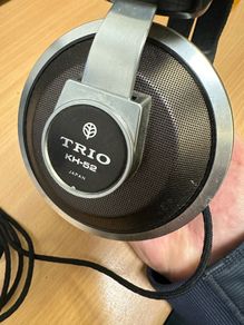 Trio vintage headphones