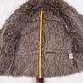 Denim Co Brown Taupe Suede Faux Fur Sleeveless Bodywarmer Gilet 14UK/42EU Image 9