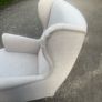 Beautiful wing back arm chair. Perfect condition Image 5