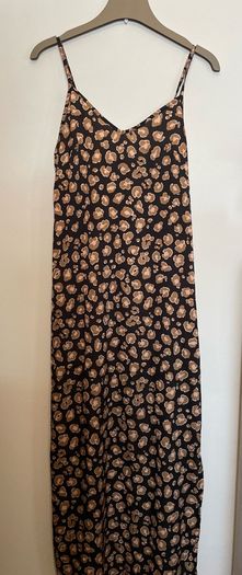 Boohoo Maxi Leopard Slip Dress size 12 - New