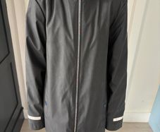 girls raincoat M&S black school