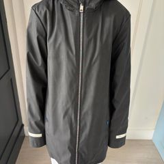 girls raincoat M&S black school