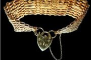 Vintage Hallmarked 9ct Gold Gate/Padlock Bracelet