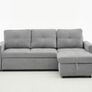 Lilly Reversible Corner Beige & Grey Sofa Bed Image 7