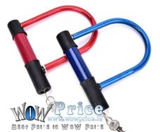 3502 Litian U Lock Steel For Bicycle Bike Motorcycle Cycling Scooter