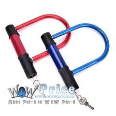 3502 Litian U Lock Steel For Bicycle Bike Motorcycle Cycling Scooter