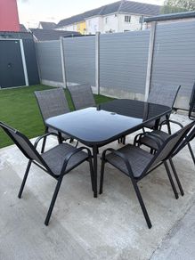 Garden table and chair set