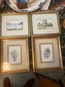 Collection watercolour paintings free postage