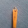Vintage Topazio Portugal 833 Silver Gilt Vermeil liturgical spoon Chi- Rho monogram Image 3
