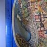 Vintage 3D wall plate Cottage by the River Image 3