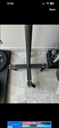 Olympic Bumper Plate Storage - Trolley