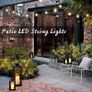 FREE EXPRESS SHIPPING Festoon Lights Outdoor Mains Powered, S14 50FT Led Outdoor String Lights, Warm White 2700K, Waterproof IP65, Great Garden Terrace Patio Outside Lights Image 6