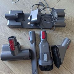 Dyson V8 charger, wall mount and brushes