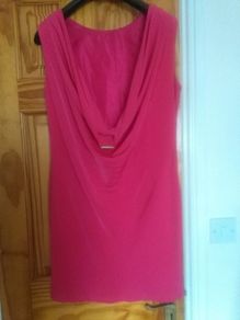 Absolutely stunning Zara Basic cowl back dress size M