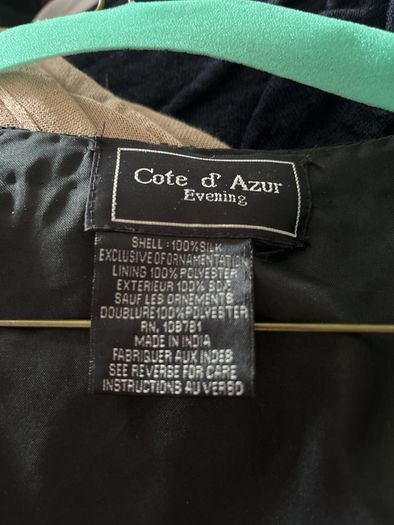 Vintage Black beaded trophy jacket
