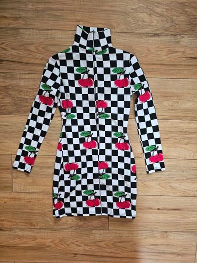 House Of Holland Cherry Print Dress