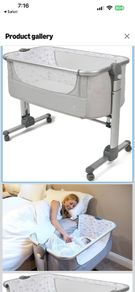 Baby side sleeper crib