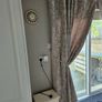 Taupe/grey very heavy lined curtains Image 2