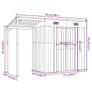 Garden Shed 277x110.5x181 cm Image 7
