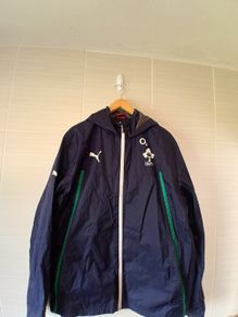Ireland Rugby Jacket Windcheater. Official Puma IRFU Merch. Collect In Dublin Or Receive Via Post.