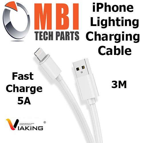 iPhone 14 13 12 Mini 11 Pro Max XS XR Lighting Fast Charging Data Charge Cable Quick Charge 5A 3M
