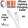 iPhone 14 13 12 Mini 11 Pro Max XS XR Lighting Fast Charging Data Charge Cable Quick Charge 5A 3M Image 2