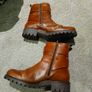 ankle boots ecco dark tan excellent condition Image 3